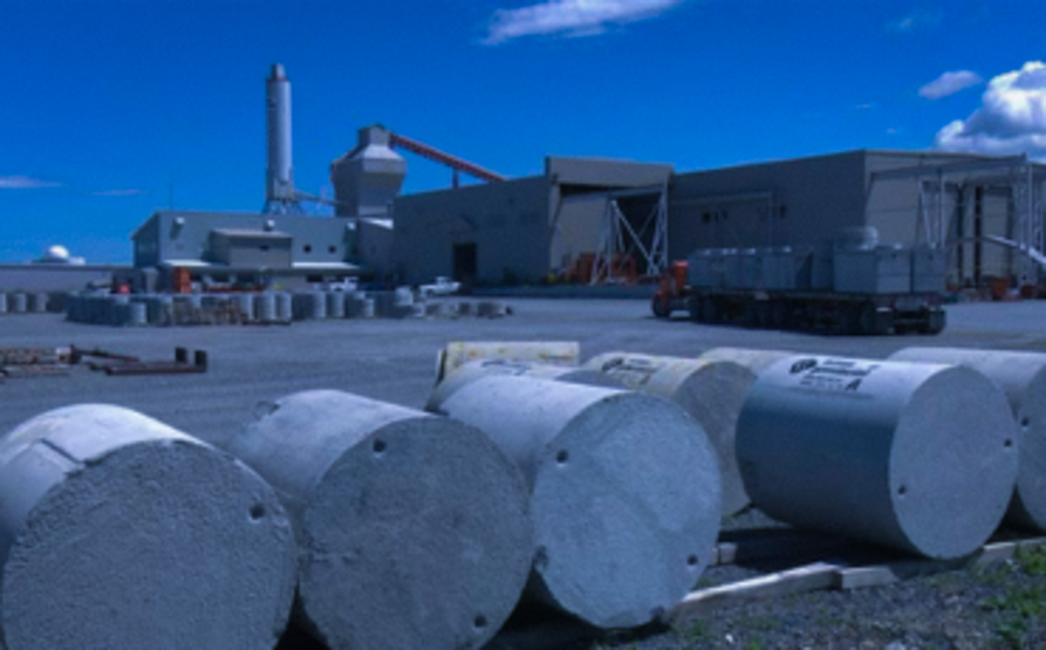 Centrale mobile bitumineuse : une première hors des villes